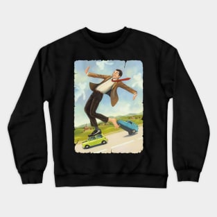 Mr Bean Flaying Crewneck Sweatshirt